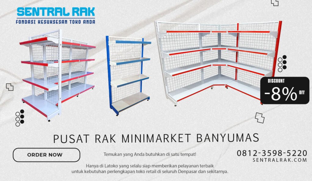 jual rak minimarket banyumas