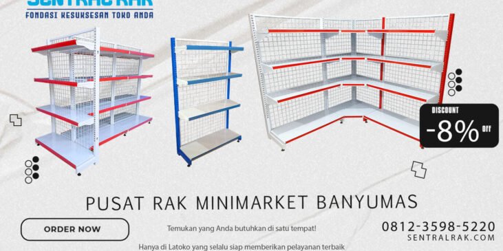 jual rak minimarket banyumas