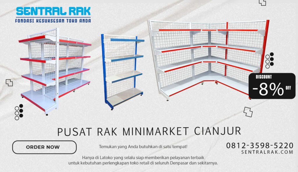 jual rak toko minimarket cianjur