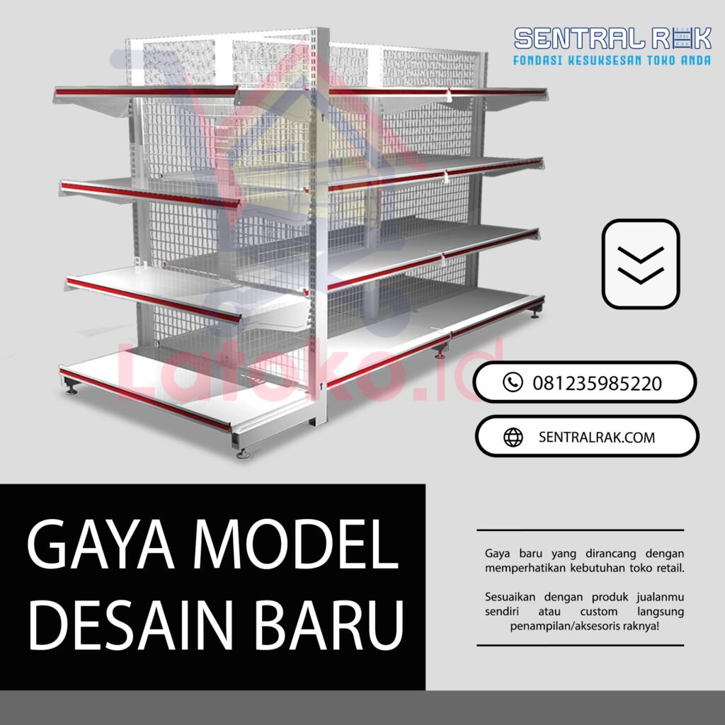 tipe model rak toko terbaru