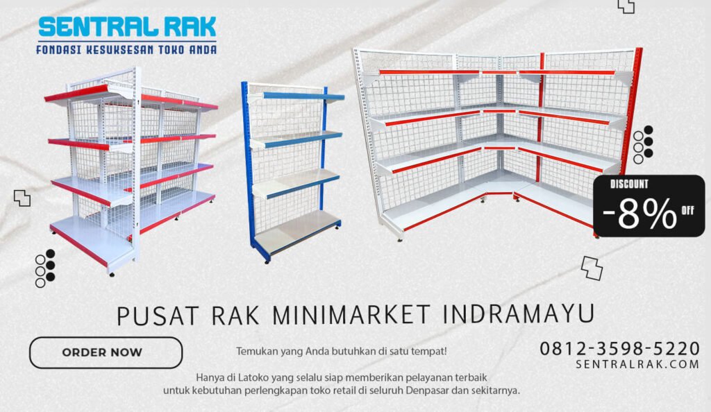 jual rak minimarket indramayu